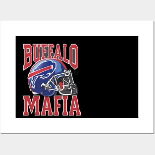 buffalo bills , buffalo mafia vector design Posters and Art